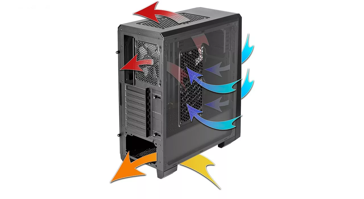 کیس کامپیوتر گرین مدل Pars Evo