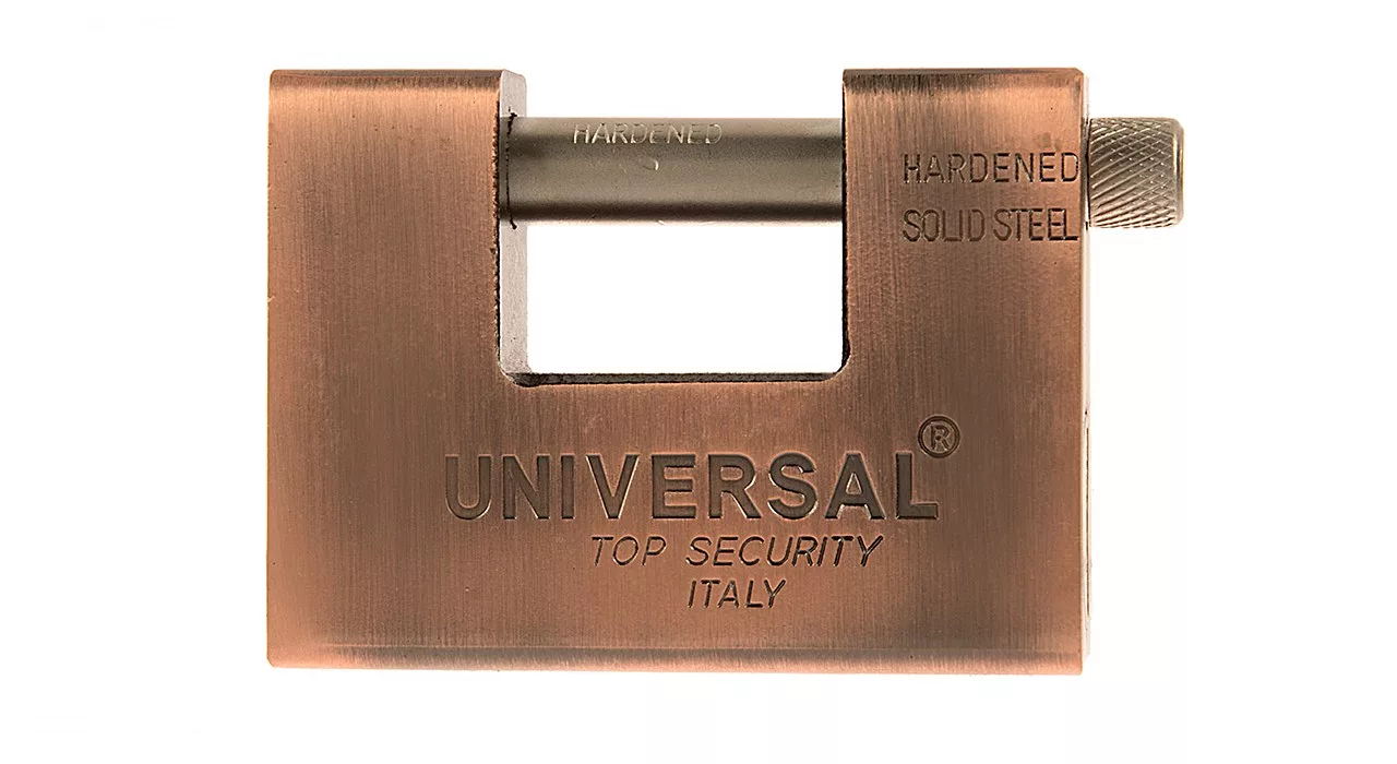 قفل کتابی یونیورسال مدل Rose gold 94 mm