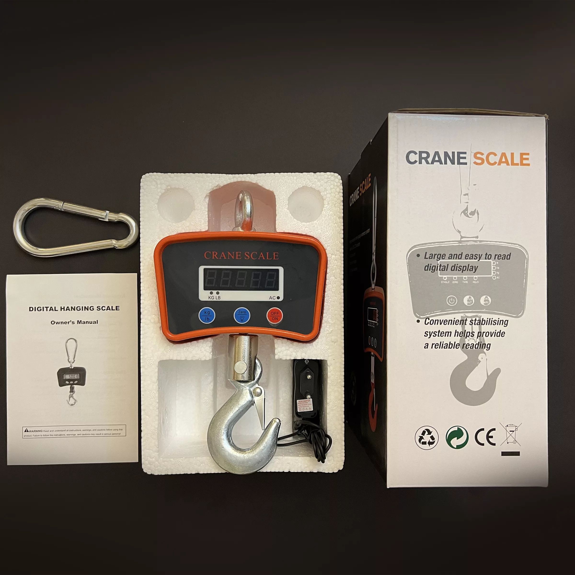 باسکول دیجیتال آویز مدل CraneScale-PYDR-500Kg