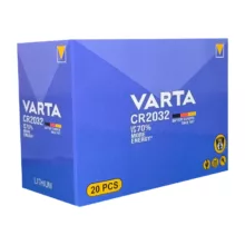 باتری سکه ای وارتا مدل CR-2032 بسته 20 عدد