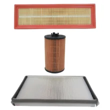 فیلتر هوا خودرو سرکان مدل SF1296 به همراه فیلتر روغن و فیلتر کابین