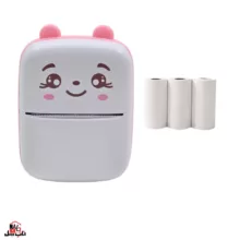 پرینتر لیبل زن ناب سل مدل پرتابل شارژی کد PI-NAAB002 به همراه سه عدد رول کاغذی