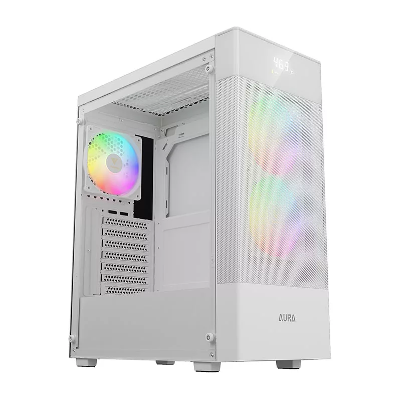 کیس کامپیوتر گیمینگ گیم دیاس مدل AURA GC5 ELITE WH ARGB