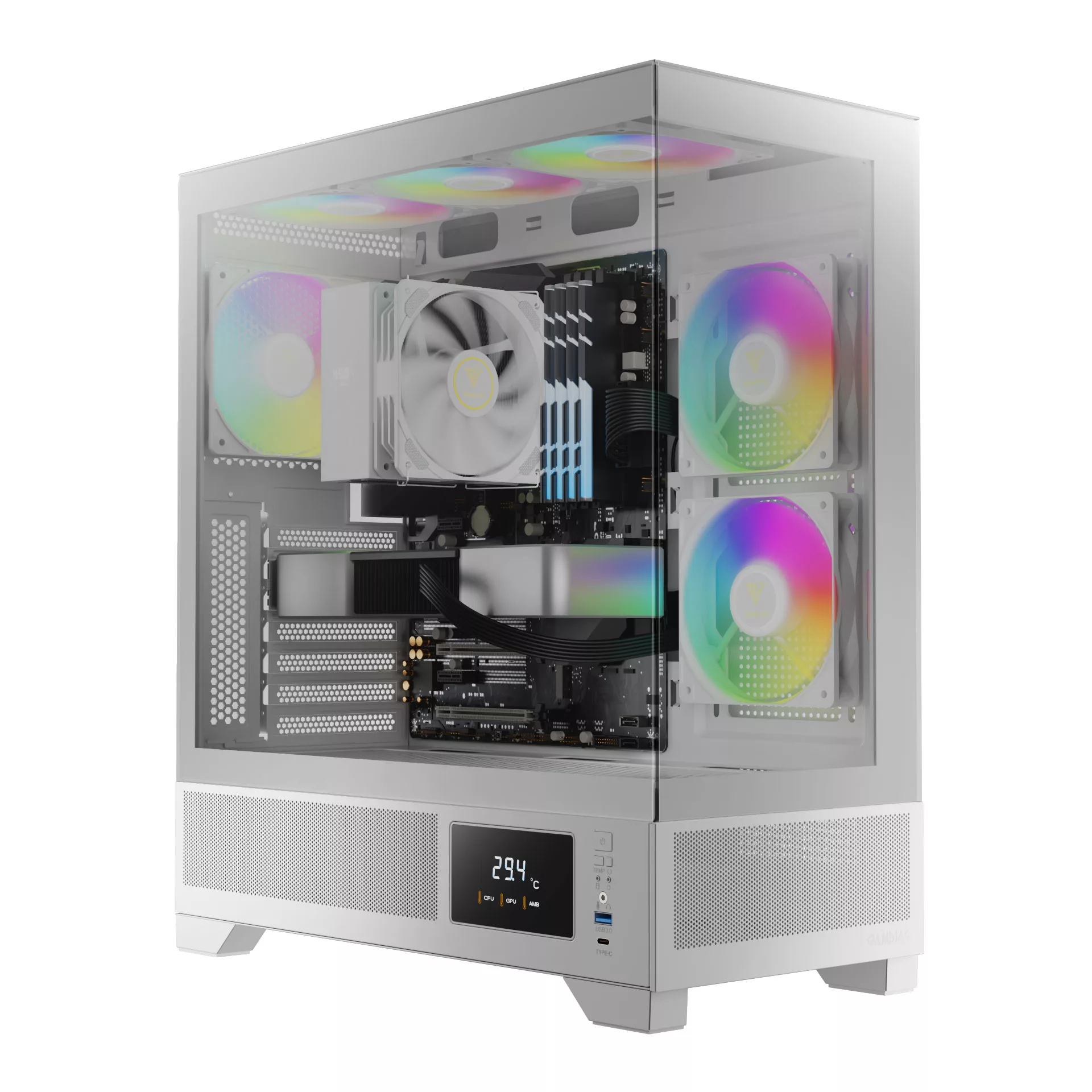 کیس کامپیوتر گیم دیاس مدل ATLAS M1 WH