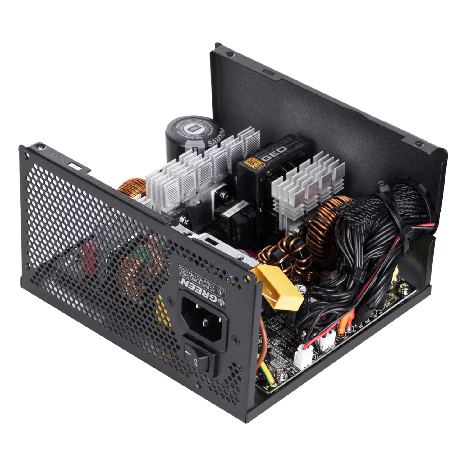 منبع تغذیه کامپیوتر 800W وات گرین مدل GP800A-GED V3.1 (ATX 3.1)