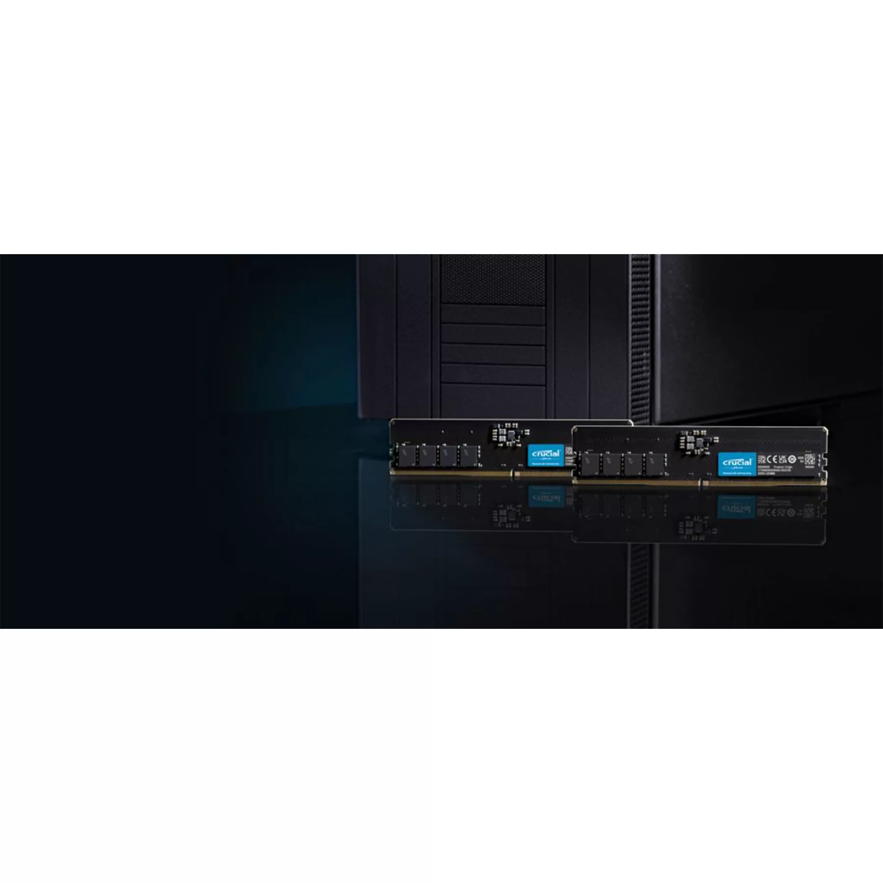 رم دسکتاپ DDR5 تک کاناله 4800 مگاهرتز CL40 کروشیال مدل CT32 ظرفیت 32 گیگابایت