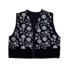 جلیقه رسمی زنانه مدل مخمل سوزندوزی