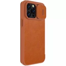 کیف کلاسوری نیلکین مدل Qin Pro Leather مناسب برای گوشی موبایل اپل iPhone 15 Pro