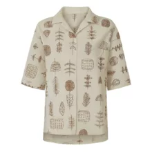 تونیک آستین سه ربع زنانه مدل لینن 3640