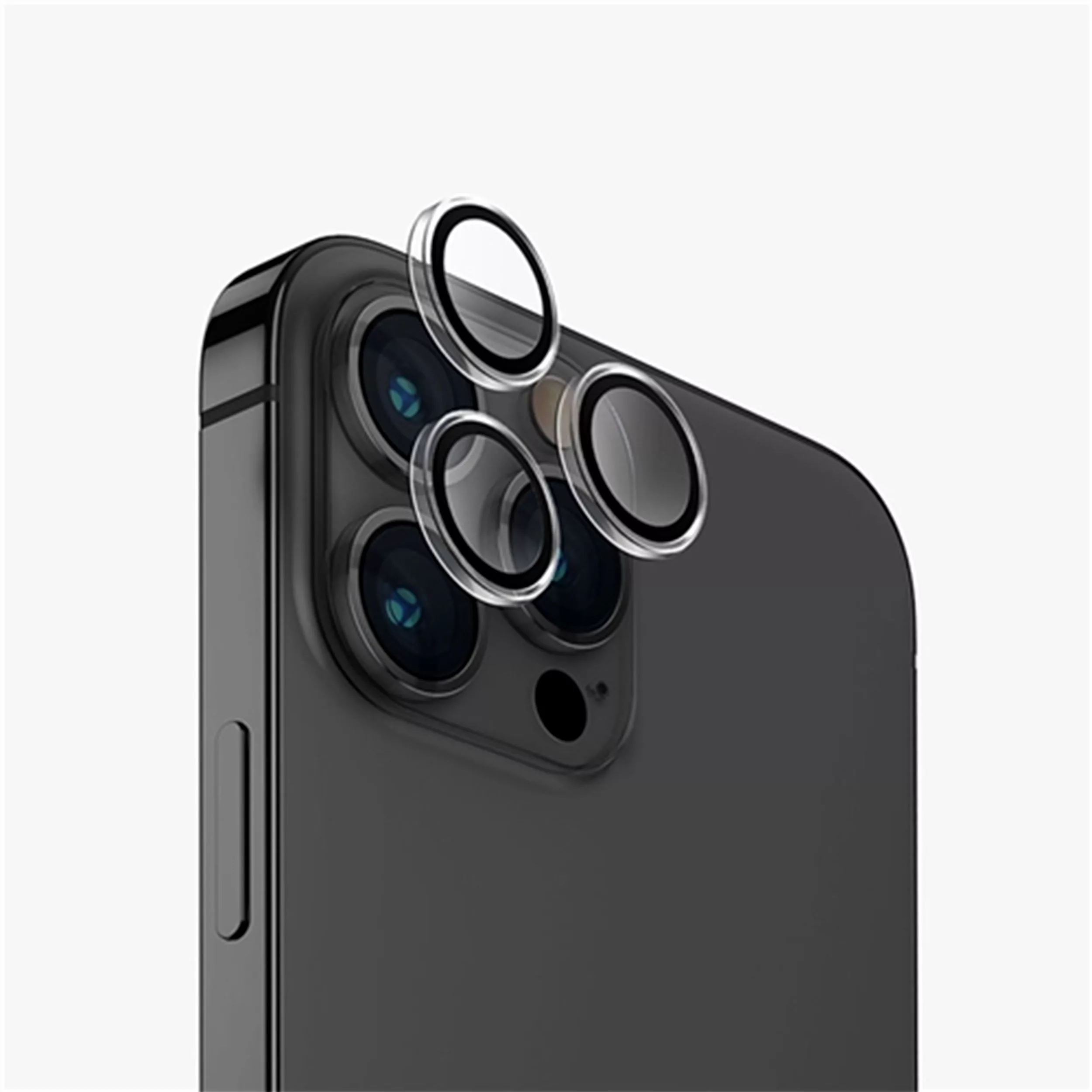 محافظ لنز دوربین گرین لاین مدل کلاسیک مناسب برای گوشی موبایل اپل iPhone 15 Pro / 15 Pro Max