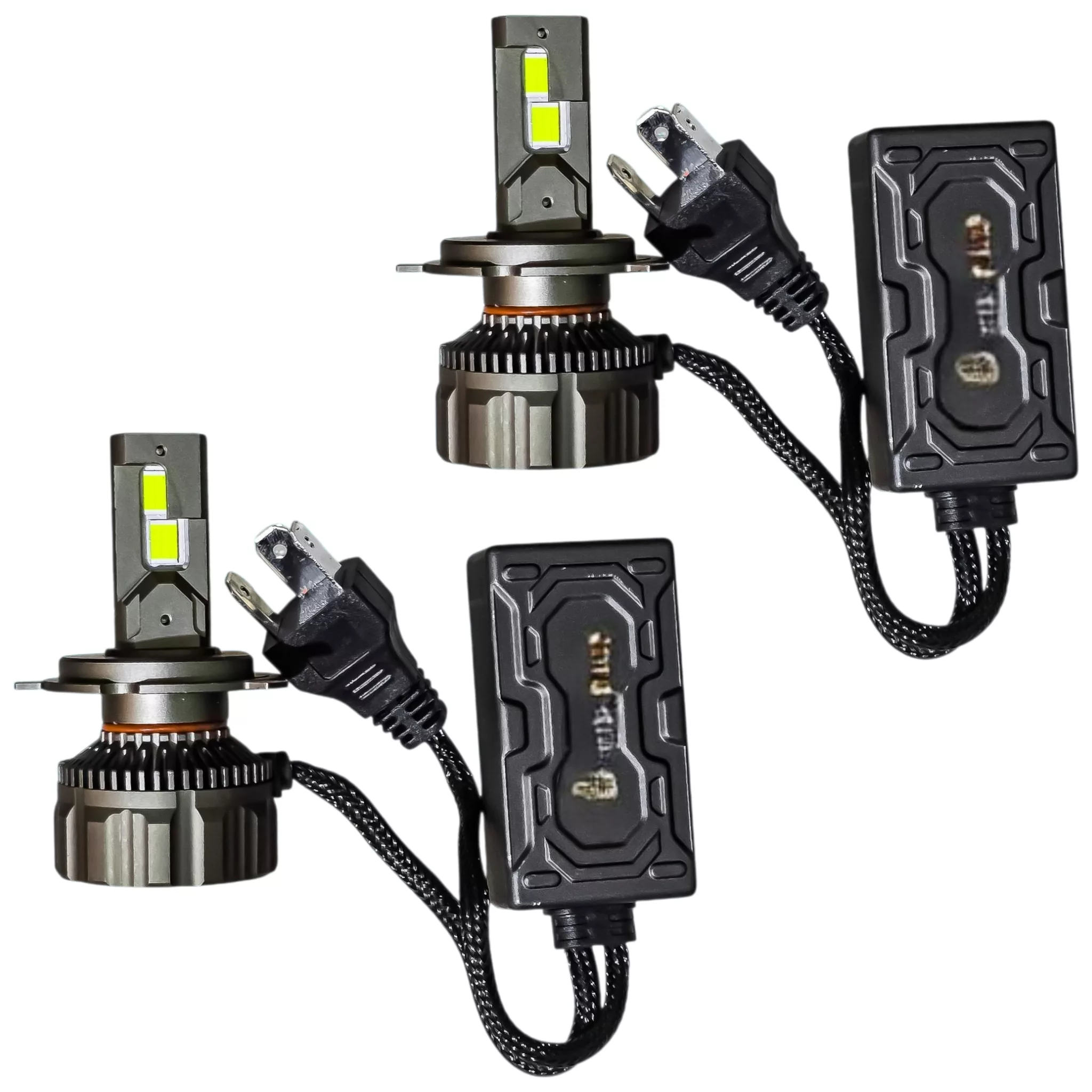 لامپ نور پایین و نور بالا چراغ جلو تک حالته بست یدک مدل یخی کد X11 با پایه H4 مناسب برای پیکان بسته ۲ عددی