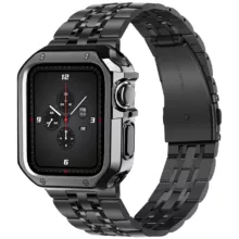 بند اسپریگ مدل 7BeadLUX مناسب برای اپل واچ Series Se 44mm به همراه کاور