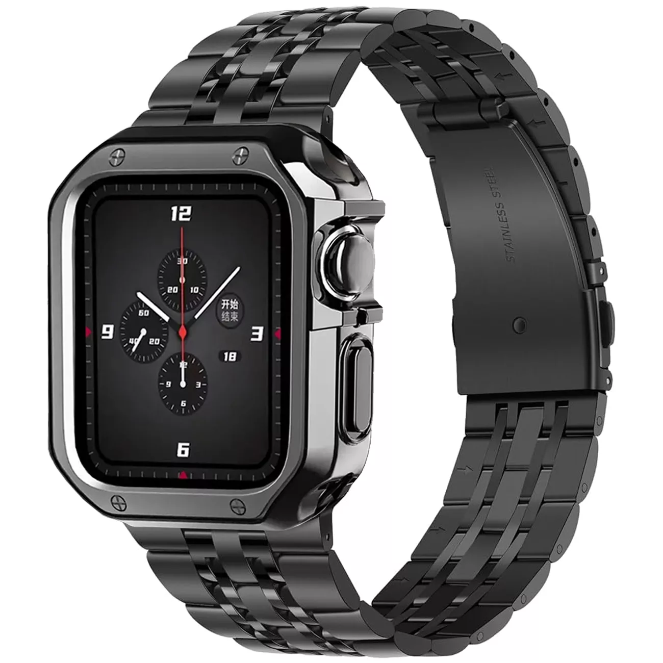 بند اسپریگ مدل 7BeadLUX مناسب برای اپل واچ Series Se 44mm به همراه کاور