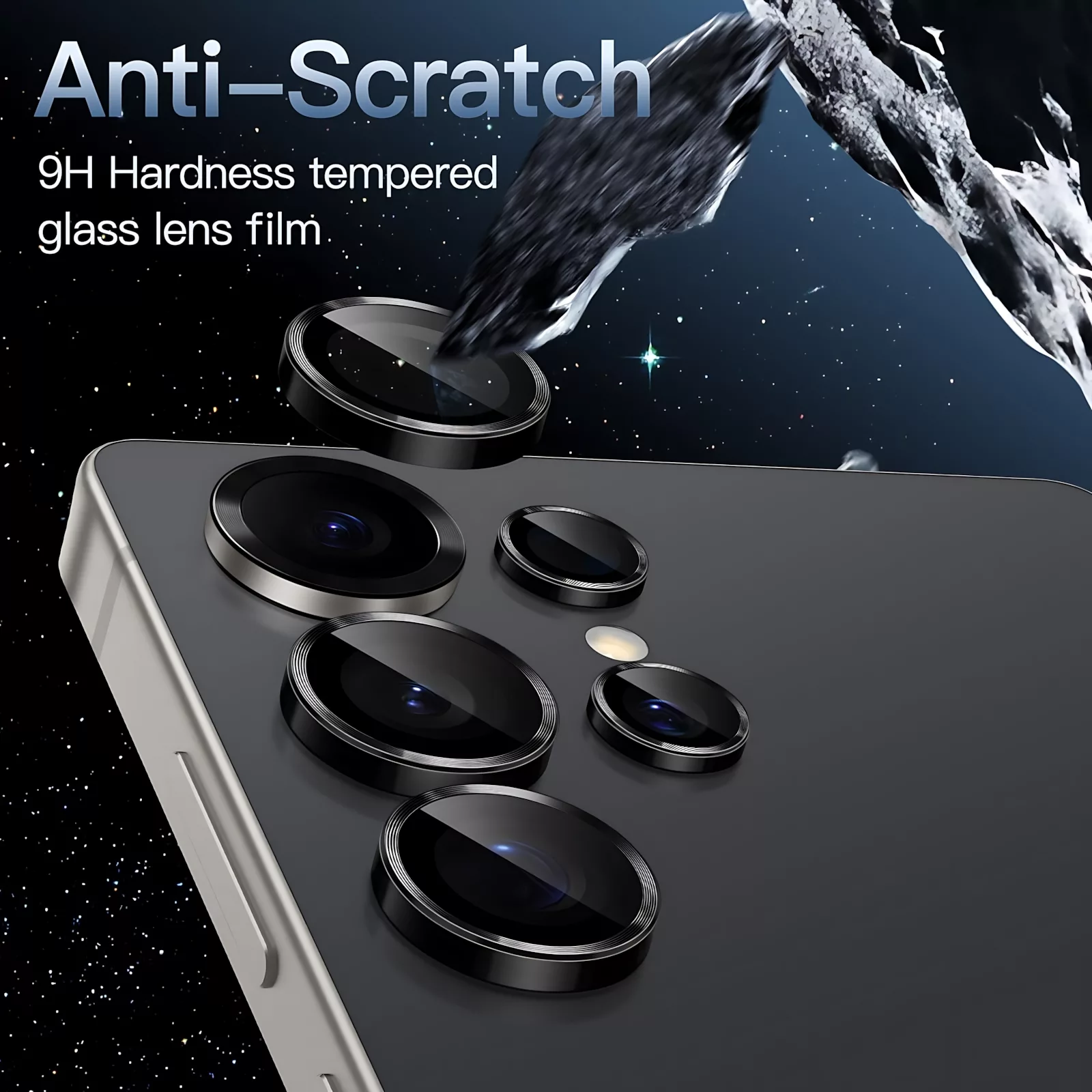 محافظ لنز دوربین شیشهای کی فون مدل ArClear مناسب برای گوشی موبایل سامسونگ Galaxy S25 Ultra