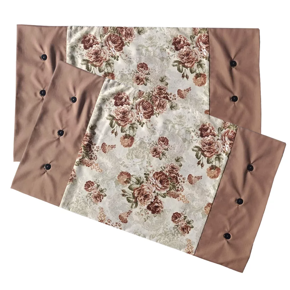 رو بالشی اسپی توره مدل دکمه ای رزیتا سایز ۵۰×۷۰ سانتی متر بسته 2 عددی