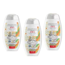 شامپو سر و بدن کودک سالوویتو مدل nosulf 3 حجم 230 میلی لیتر مجموعه 3 عددی