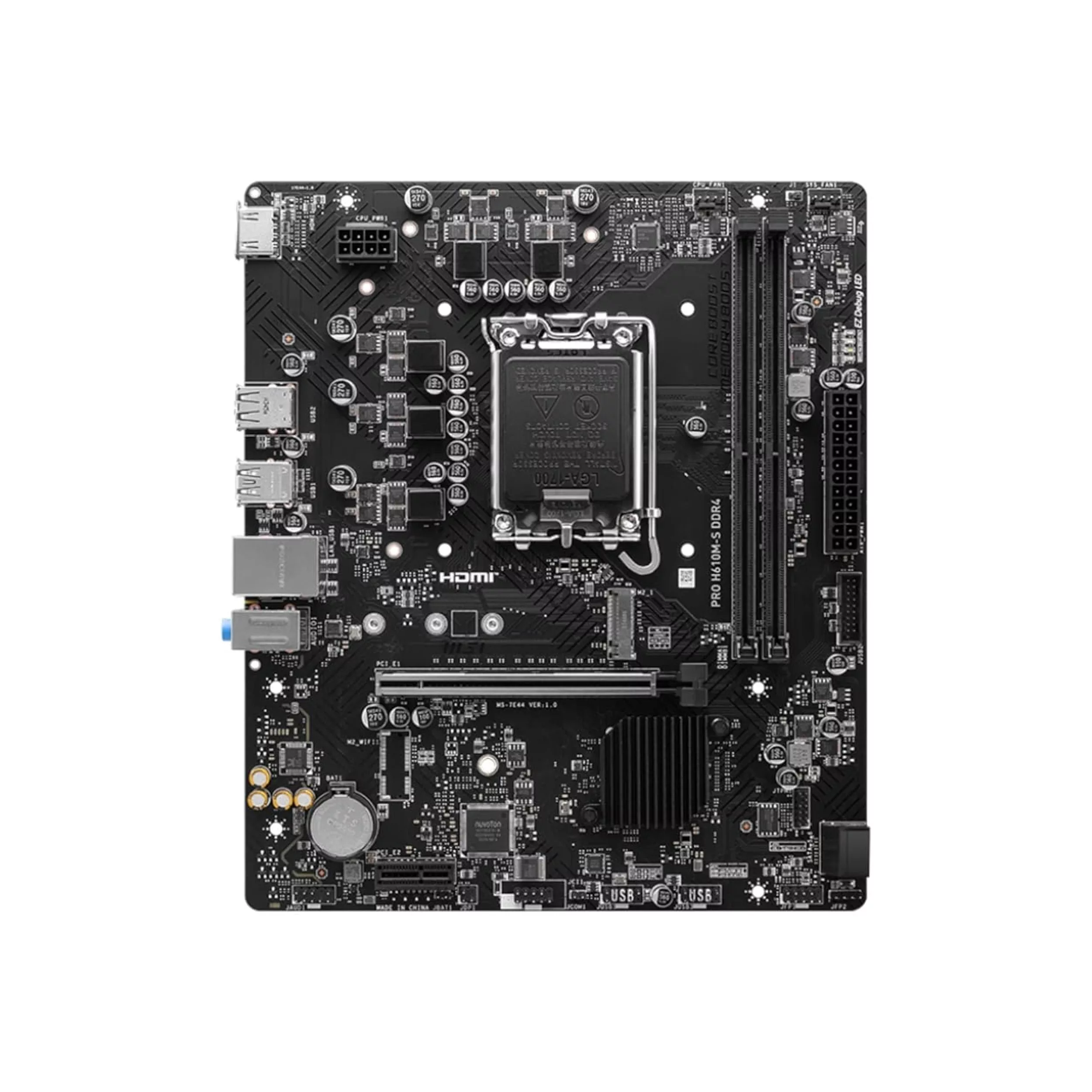 مادربرد ام اس آی مدل PRO H610M-S DDR4