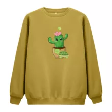 سویشرت زنانه مدل کاکتوس و لاکپشت