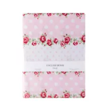 روکش لحاف پنبه انگلیش هوم مدل Allure Rosa یک نفره سایز 220x160 سانتی‌متر