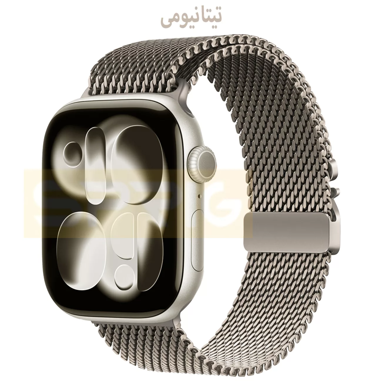 بند اسپریگ مدل ORG Milanese مناسب برای اپل واچ 46 میلی متری سری 10/11