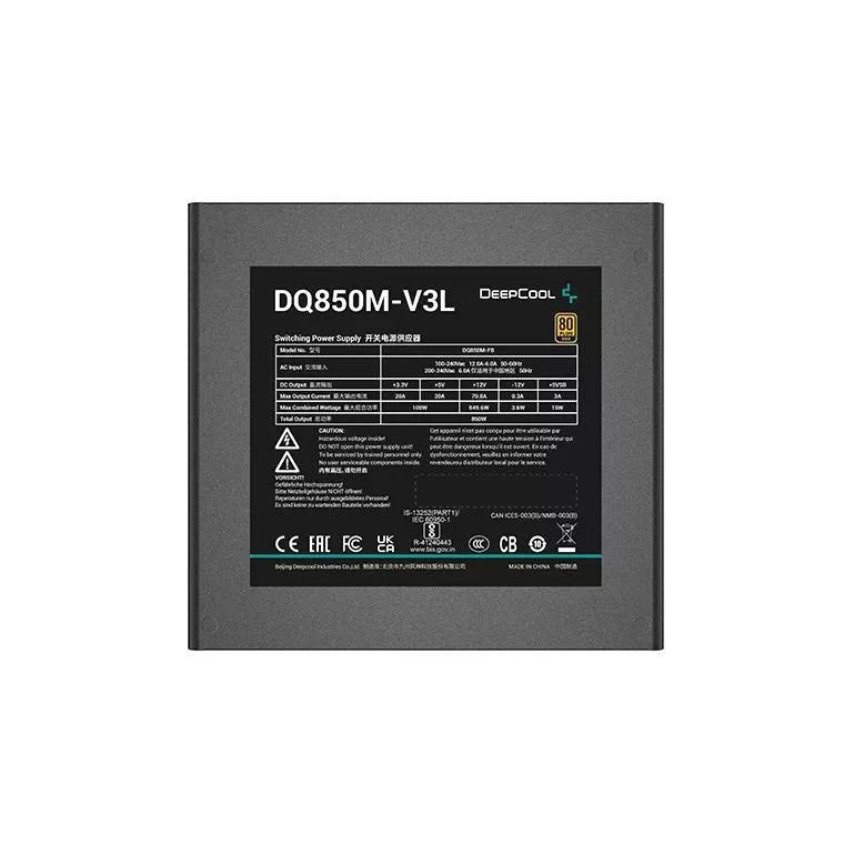 منبع تغذیه کامپیوتر دیپ کول مدل DQ850M-V3L 850W