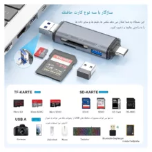 کارت‌خوان 6 پورت مجنتیک مدل ADS-306