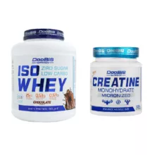 پودر ایزو وی با طعم شکلات دوبیس و پودر کراتین میکرونایز دوبیس