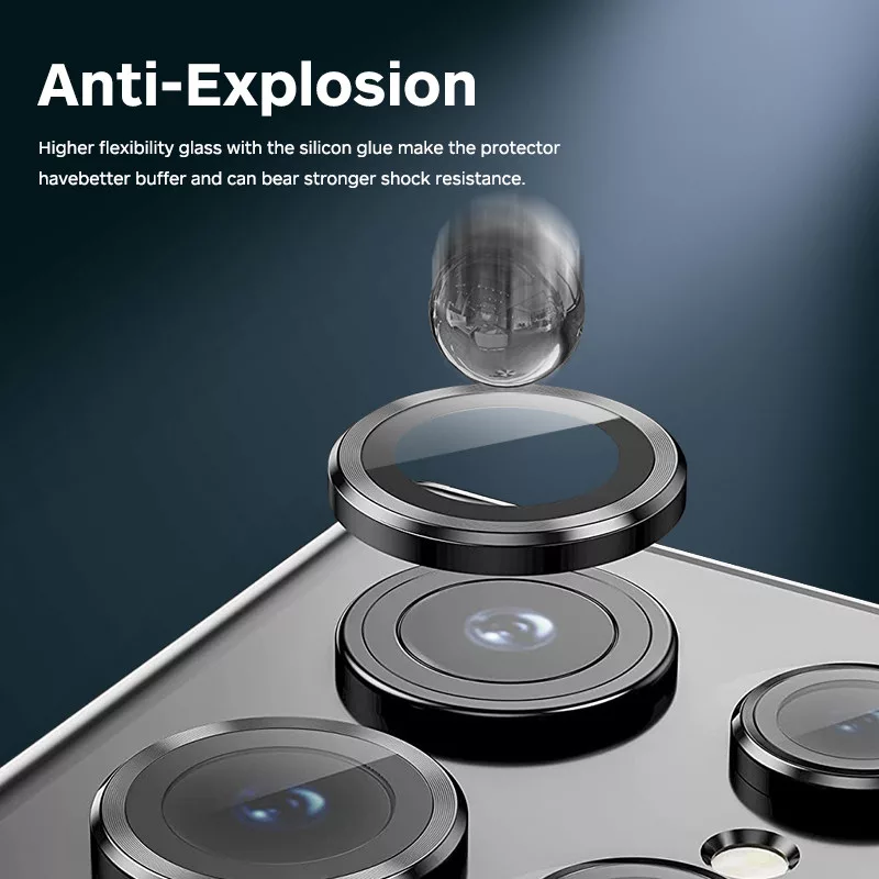 محافظ لنز دوربین اپیکوی مدل HD-ColorLenz مناسب برای گوشی موبایل سامسونگ Galaxy S22 Ultra