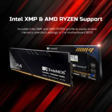 رم کامپیوتر DDR4 تک کاناله 3200 مگاهرتز تویین موس مدل THUNDERGX ظرفیت 8 گیگابایت