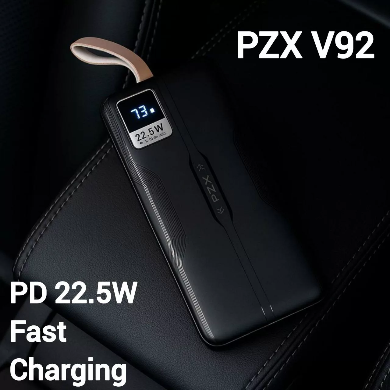 پاوربانک پی زد ایکس مدل V92 Fast Charge PD 22.5W ظرفیت 30000 میلی آمپر ساعت