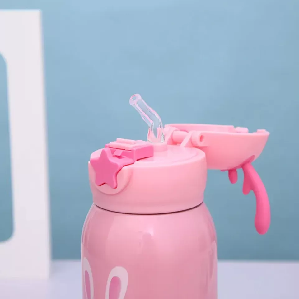 فلاسک کودک مدل شاخ گوزن طرح خرگوش گنجایش 0.5 لیتر