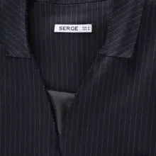 جلیقه زنانه سرژه مدل 234115 رنگ سرمه ای