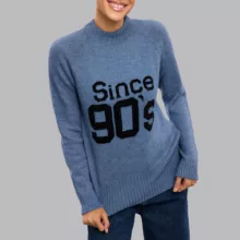 پلیور یقه گرد زنانه مدل 833055136 طرح ترندیول