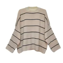 پلیور زنانه مدل بافت راه راه کد 1