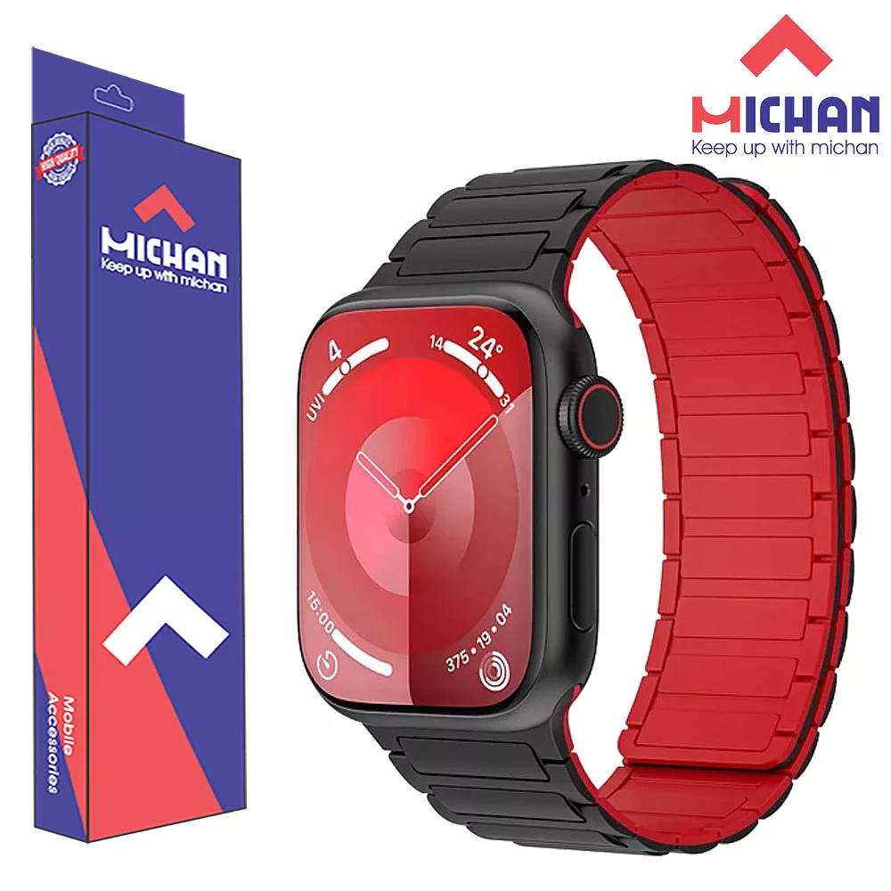 بند میچان مدل ESP MAGNETIC مناسب برای اپل واچ سری 1/2/3/4/5/6/7/8/9/10/SE/ULTRA سایز 44/45/46/49 میلی متری