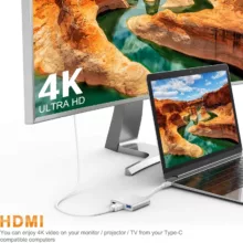 مبدل USB-C به USB-C / USB 3.0 / HDMI 4K  مدل Adapter 3 in1
