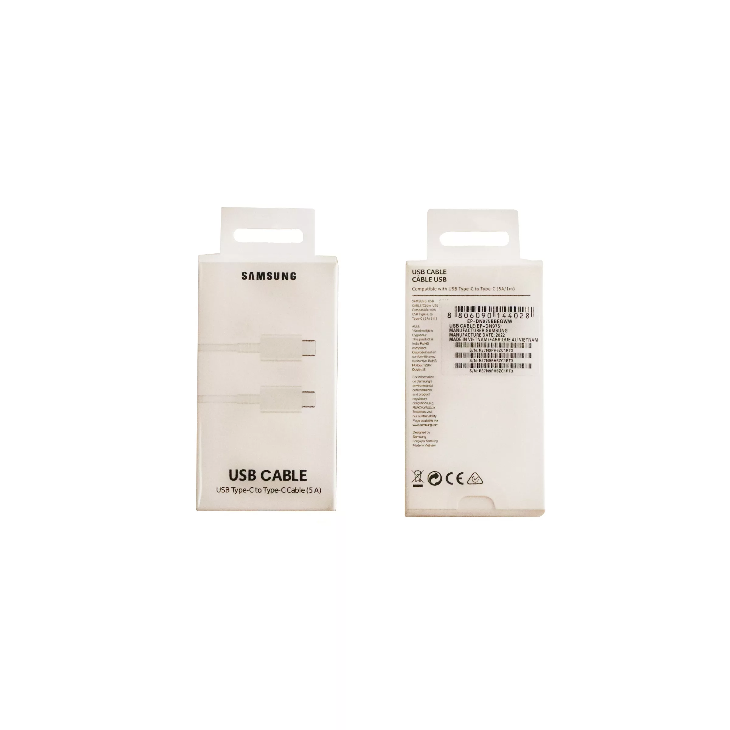 کابل تبدیل usb-c سامسونگ مدل EP-DN975 طول 1 متر