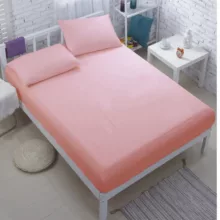 سرویس ملحفه هانی مدل Plain دو نفره سه تکه