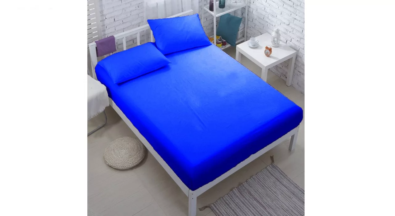 سرویس ملحفه هانی مدل Plain دو نفره سه تکه