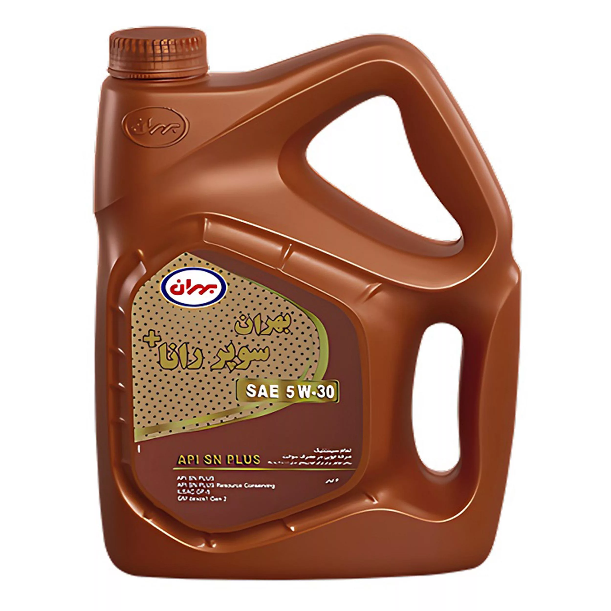 روغن موتور بهران مدل سوپر رانا پلاس 5W30 SN plus حجم 4 لیتر