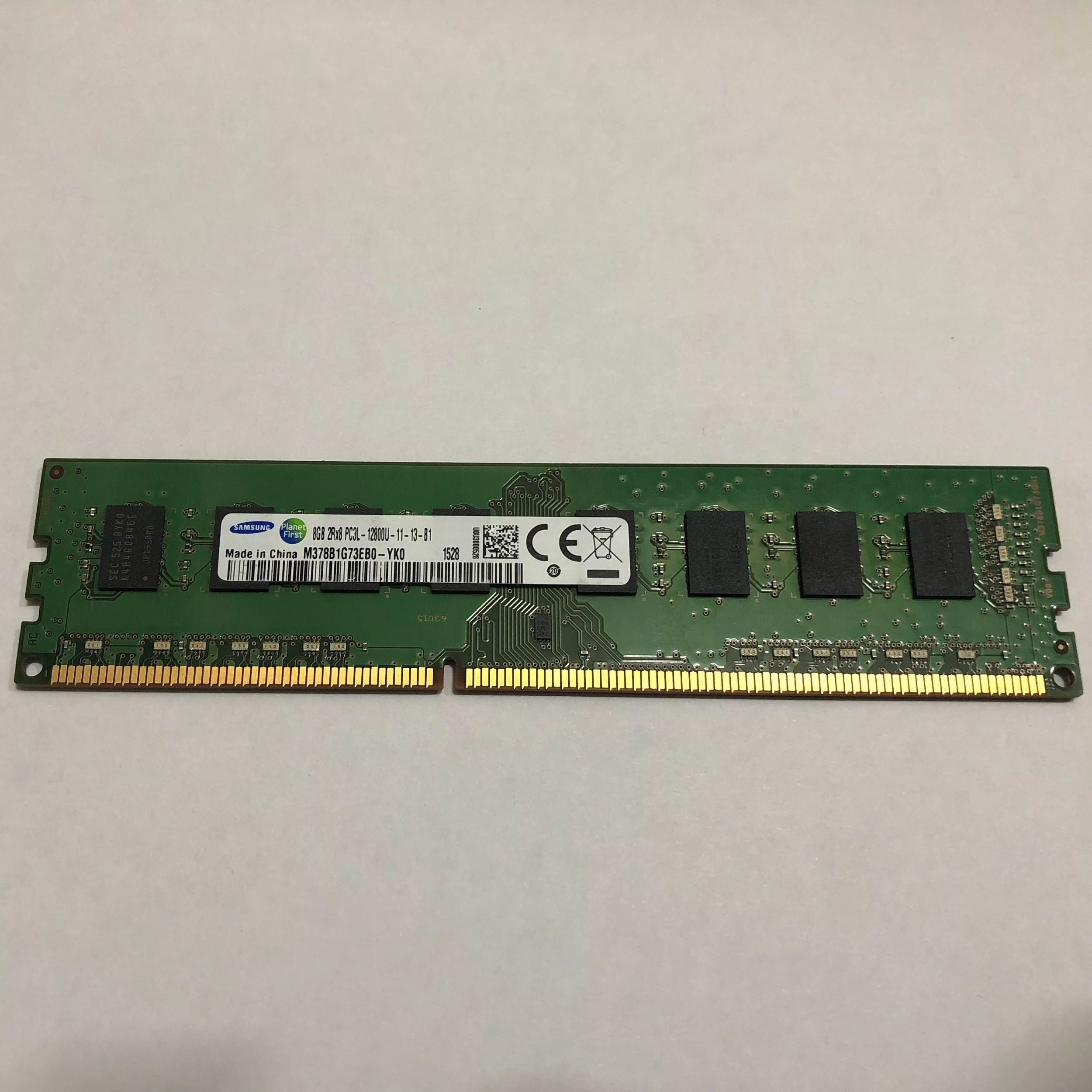 رم دسکتاپ DDR3L تک کاناله 1600 مگاهرتز CL11 سامسونگ مدل DIMM ظرفیت 8 گیگابایت