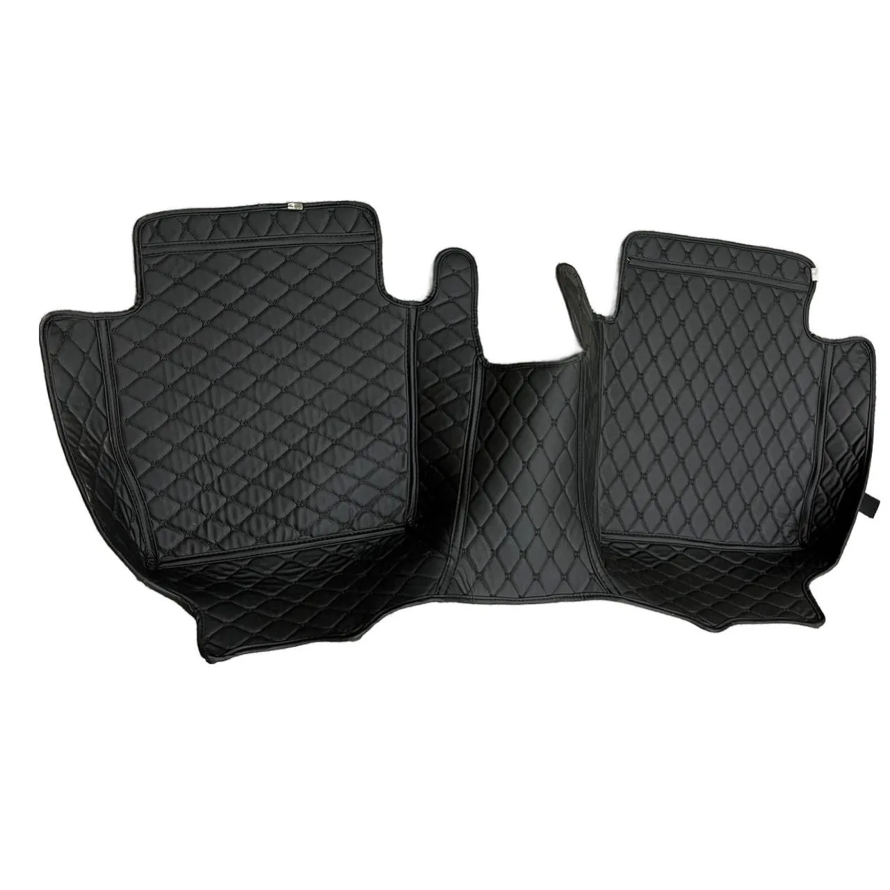 کفپوش جلو خودرو پنجبعدی مدل چرم گلدوزی مناسب برای رنو تالیسمان