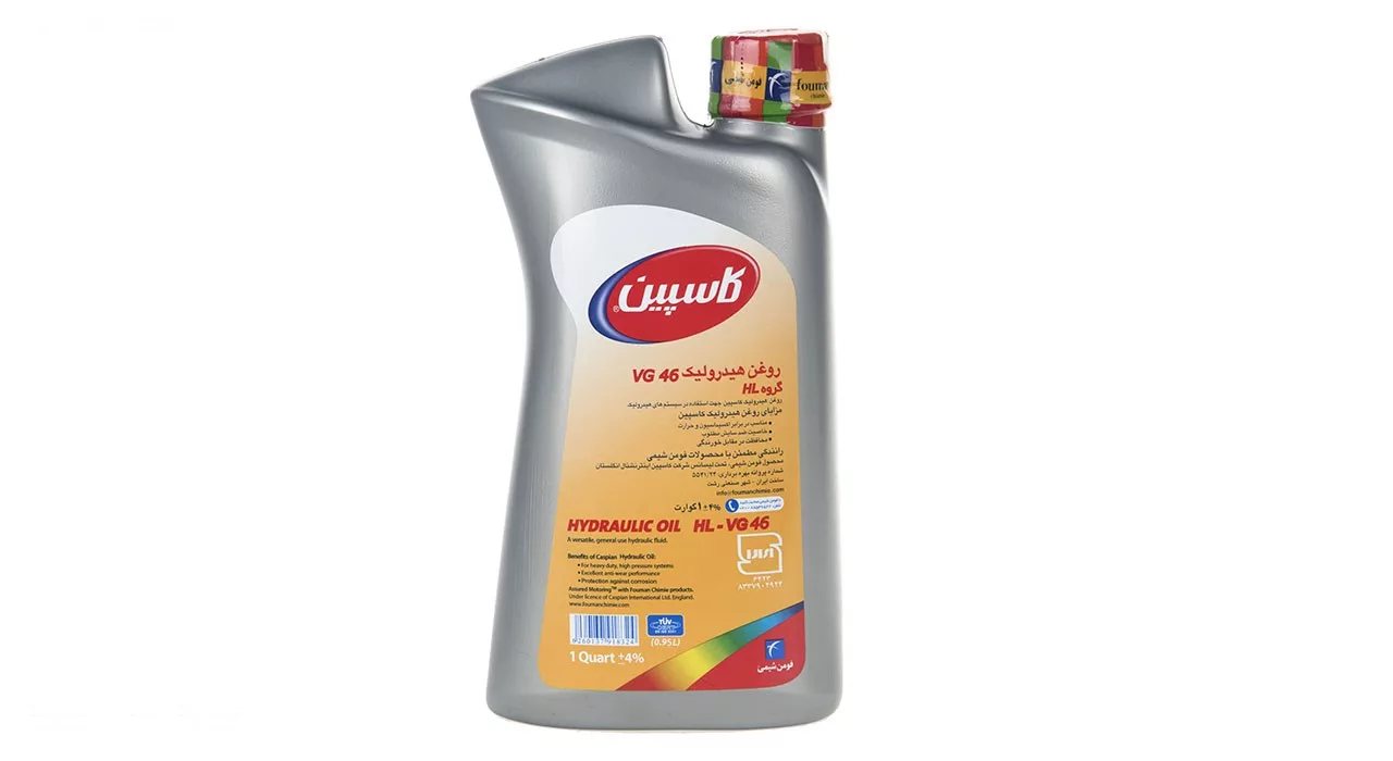 روغن هیدرولیک خودرو کاسپین مدل VG 46 حجم 950 میلی لیتر