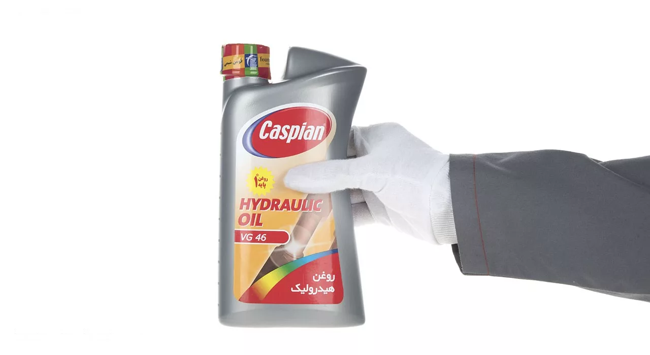 روغن هیدرولیک خودرو کاسپین مدل VG 46 حجم 950 میلی لیتر