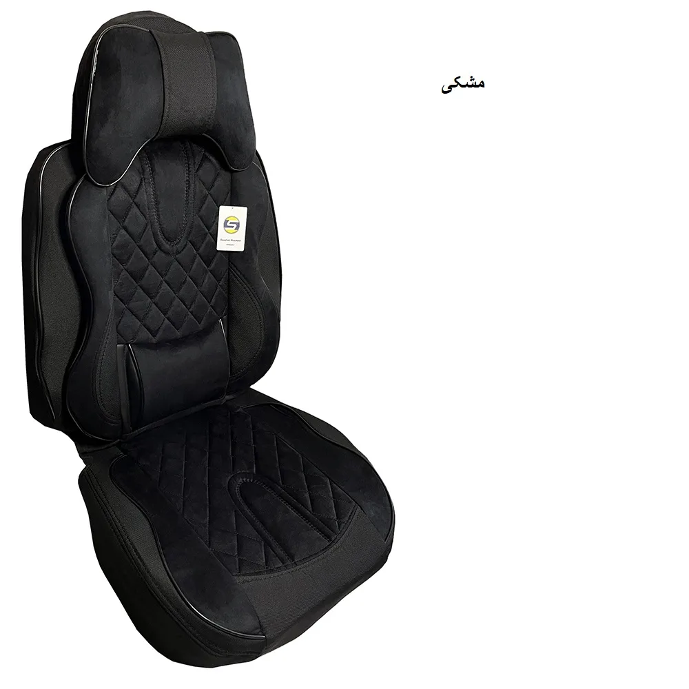ست کامل روکش صندلی خودرو سپاهان روکش مدل Aoudi-6000 مناسب برای پراید صبا