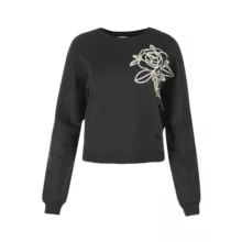 سویشرت زنانه سرژه مدل 203559 رنگ مشکی