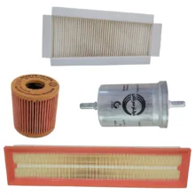 فیلتر هوا خودرو سرکان مدل SF1223 مناسب برای رانا به همراه فیلتر روغن و فیلتر کابین و فیلتر بنزین