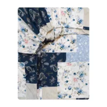 ملحفه آدنو مدل چهل تکه کد CH110 دونفره سایز 180x200 سانتی متر