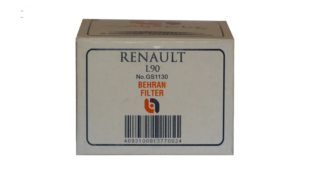 فیلتر هوا و روغن خودرو بهران فیلتر مدل GL1386/2 مناسب برای L90