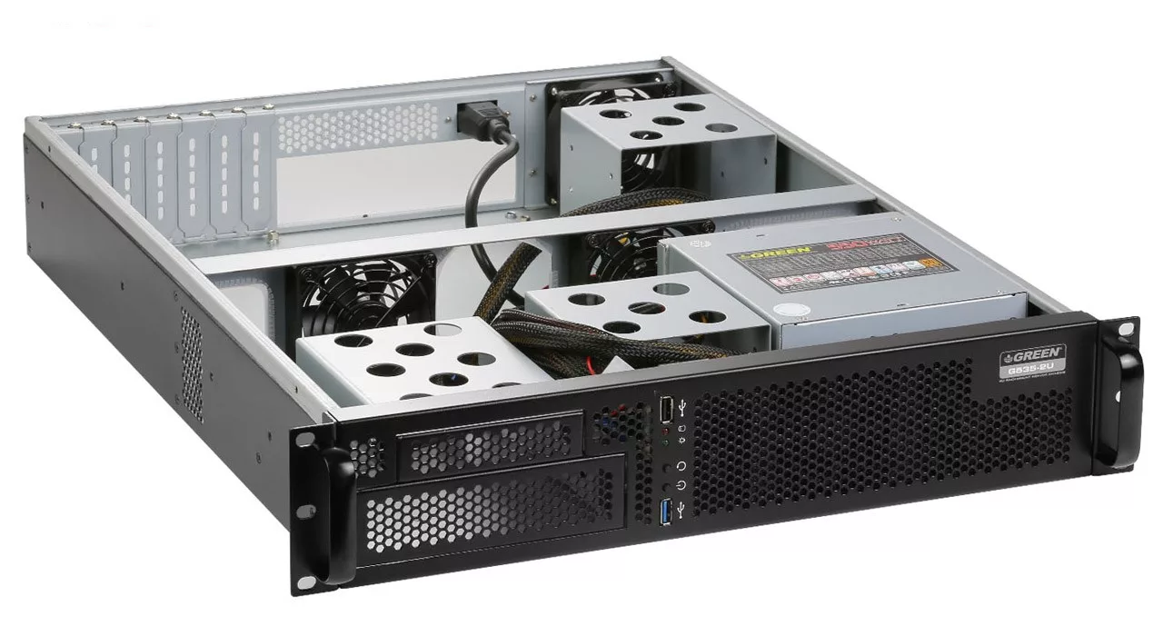 کیس رکمونت گرین مدل G535-2U